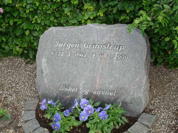 Billede af gravsten på Ringkøbing Kirkegård